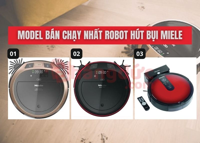 Model bán chạy nhất robot hút bụi của Đức Miele