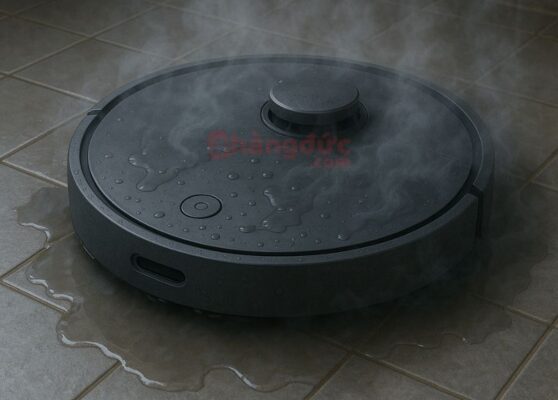 Robot hút bụi bị nước vào