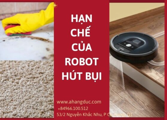 Hạn chế của robot hút bụi