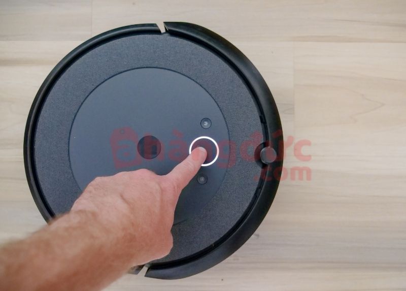 Khởi động lại robot hút bụi