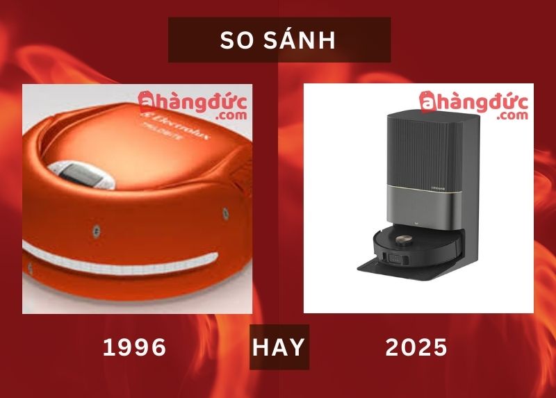 Robot hút bụi có phải thiết bị số không? Hãy so sánh robot cũ và nay.