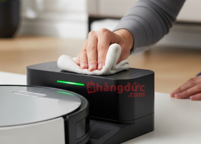 Vệ sinh điểm tiếp xúc sạc