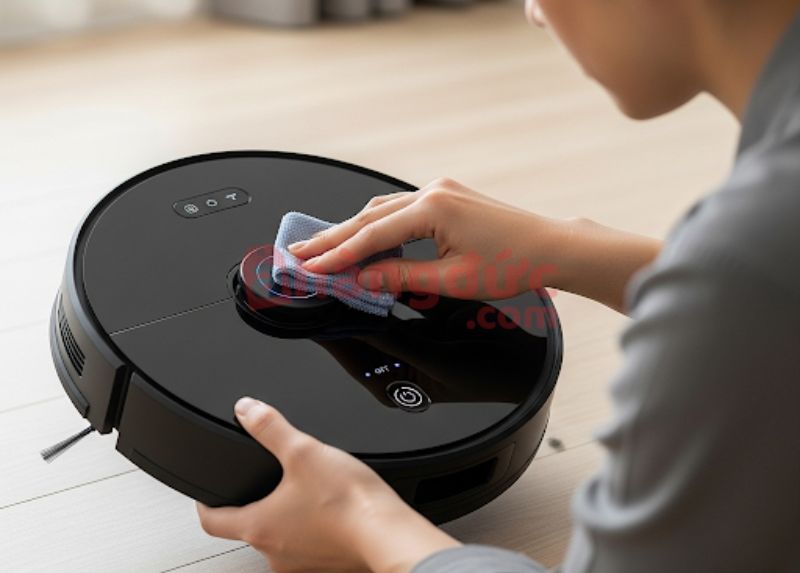 Chăm sóc cảm biến định kỳ có thể giúp robot làm việc hiệu quả hơn.
