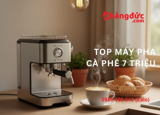 Biến góc bếp thành quán cà phê yêu thích của bạn chỉ với một chiếc máy pha cà phê 7 triệu.