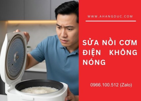 sửa nồi cơm điện không nóng