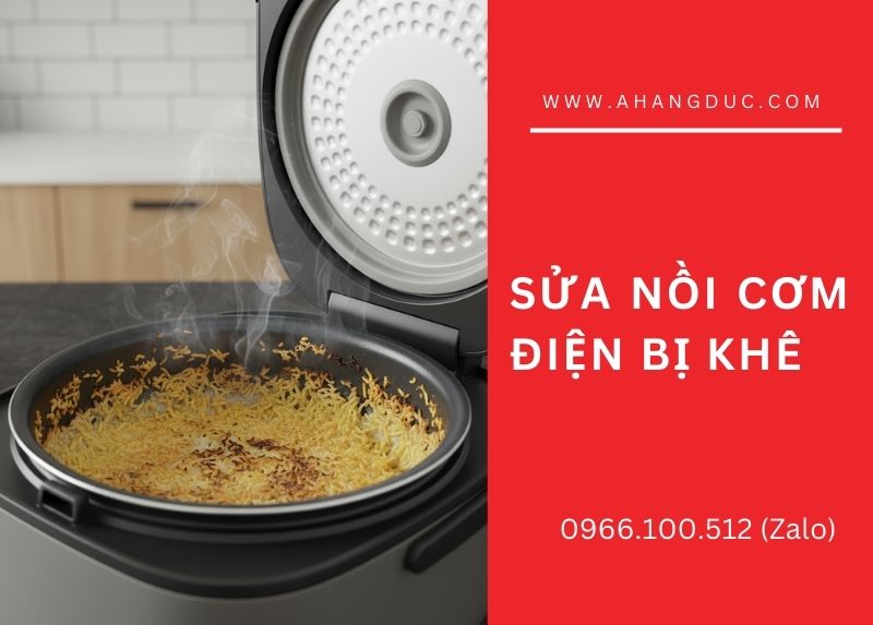 Sửa nồi cơm điện bị khê