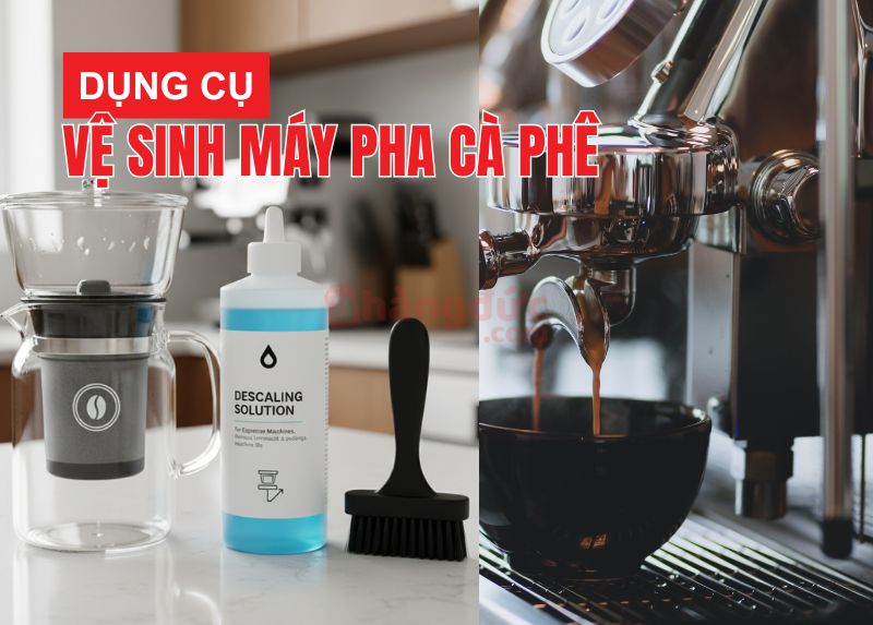 Phòng bệnh hơn chữa bệnh: Nước lọc, dung dịch tẩy cặn và vệ sinh thường xuyên là bộ ba 'vắc-xin' cho máy pha cà phê của bạn.
