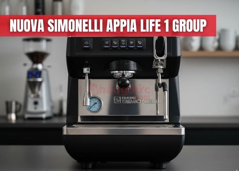 Nuova Simonelli Appia Life: Sự kết hợp giữa nghệ thuật, công nghệ SIS độc quyền và hiệu suất bền bỉ.