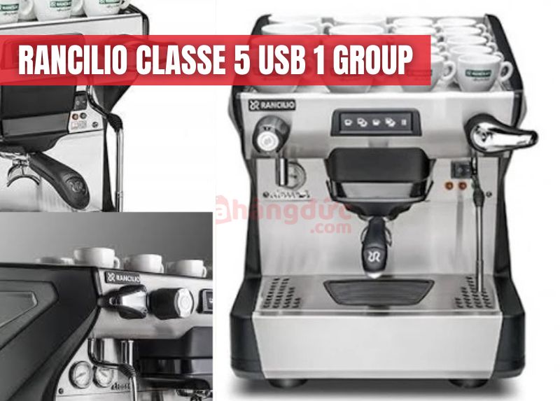 Rancilio Classe 5: Chuẩn mực của sự ổn định. Khoản đầu tư dành cho những ai không chấp nhận sự thỏa hiệp về chất lượng.