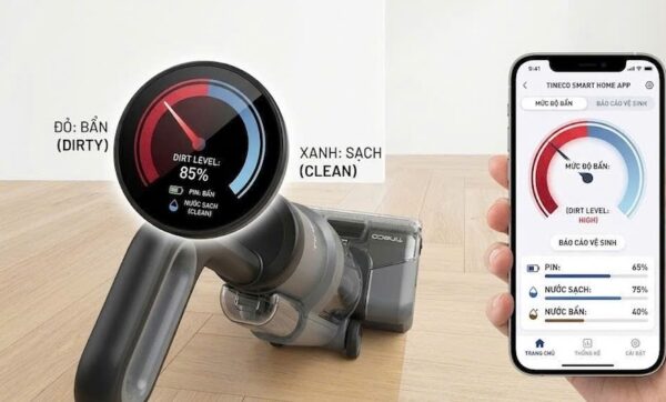 Máy hút bụi lau sàn khô ướt Tineco Floor One S6 Stretch Extreme 4