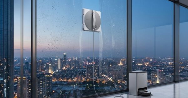 Robot lau kính Ecovacs Winbot W3 Omni 2