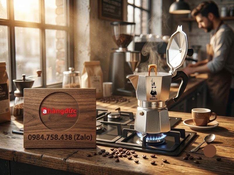 Hướng Dẫn Cách Pha Cà Phê Bằng Bình Pha Cafe Moka Pot Chuẩn Barista Ý 5 Bình pha cafe moka pot là gì_ Cấu tạo và nguyên lý hoạt động