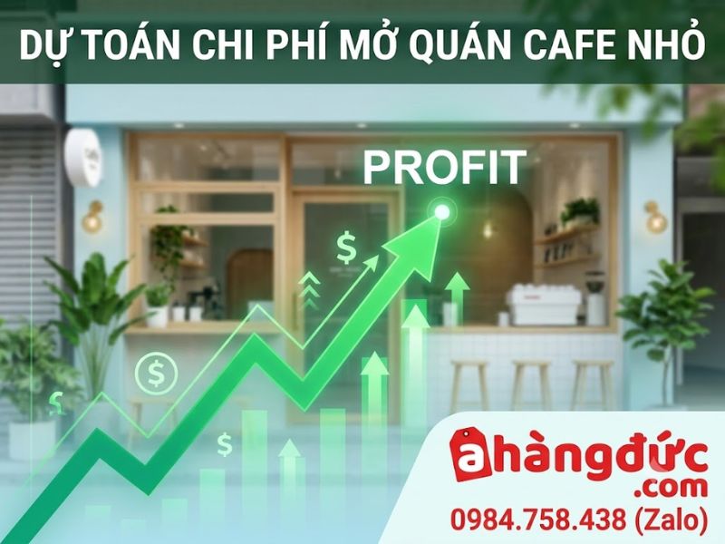 Để tối ưu tốt dòng tiền và chất lượng, làm chủ được chi phí để mở quán cafe nhỏ_  