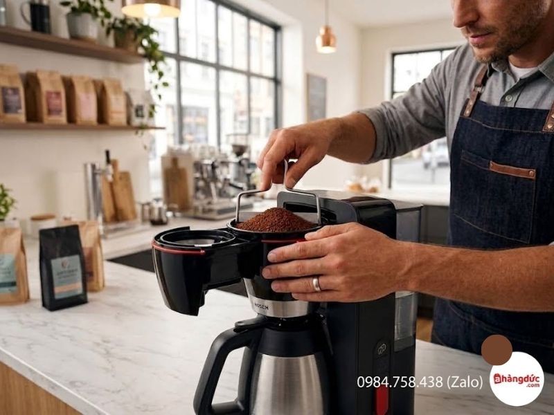 Hướng Dẫn Sử Dụng Máy Pha Cà Phê Phin Chuẩn Barista & Bí Quyết Tỷ Lệ Vàng 6 Hướng dẫn quy trình sử dụng máy pha cà phê phin chuẩn chuyên gia