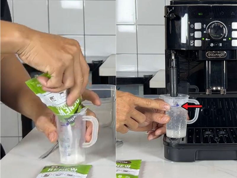 Bước 1_ Chuẩn bị dung dịch và bình nước