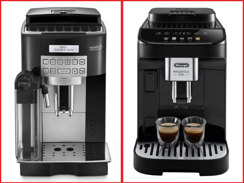 DeLonghi Magnifica S và Magnifica Evo