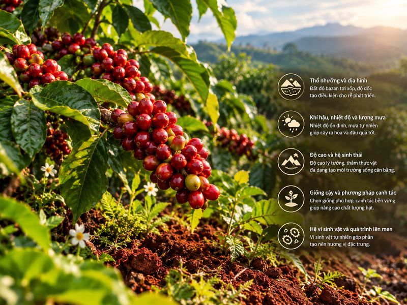 Điều gì kiến tạo nên hương vị Terroir cà phê_