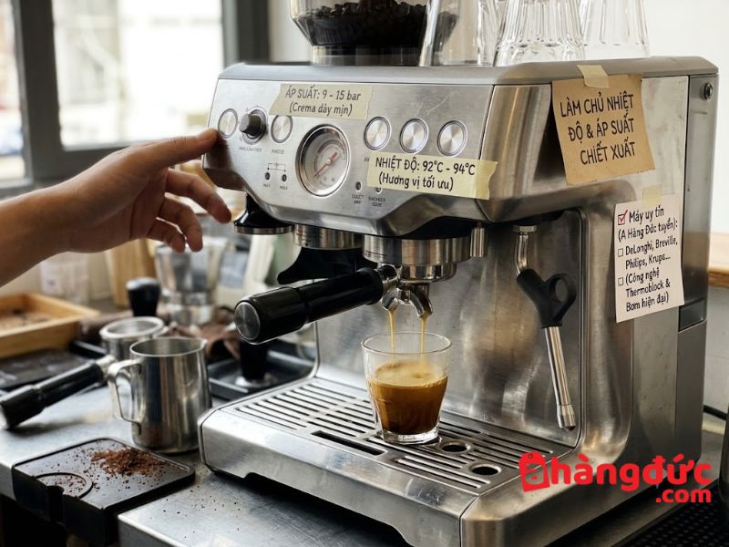 Làm chủ nhiệt độ và áp suất chiết xuất chuẩn mực