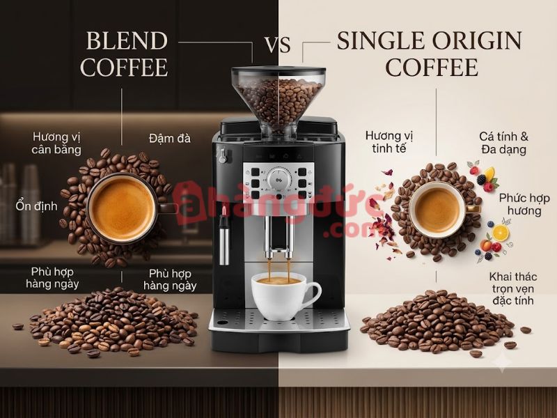Sự tương thích cao với máy pha cà phê tự động