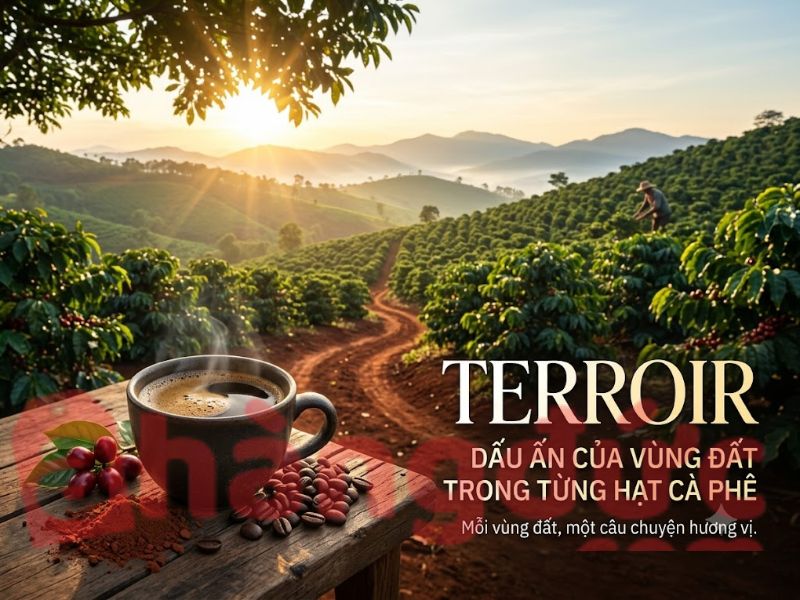 Terroir là dấu ấn của vùng đất trong từng hạt cà phê